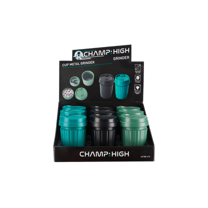 CHAMP HIGH GRINDER - Metal with in Cup size - 9er