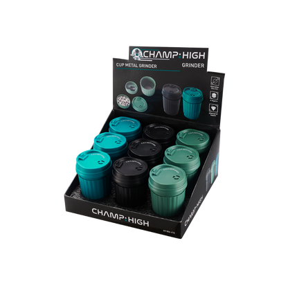 CHAMP HIGH GRINDER - Metal with in Cup size - 9er