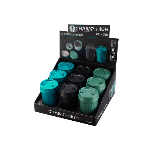 CHAMP HIGH GRINDER - Metal with in Cup size - 9er