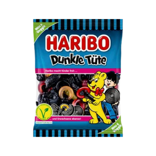 HARIBO - Dunkle Tüte 175g (5 Stk.) - MHD: 03.2026
