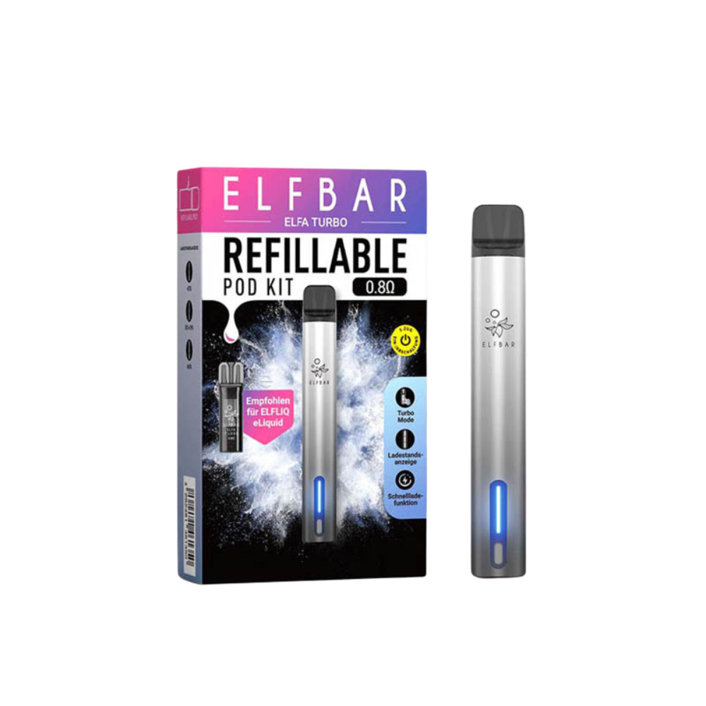 Elfbar ELFA TURBO Refillable Kit - Aurora Black