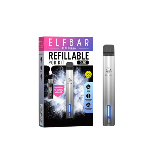 Elfbar ELFA TURBO Refillable Kit - Aurora Black