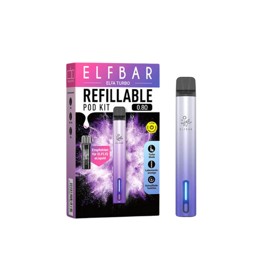 Elfbar ELFA TURBO Refillable Kit - Aurora Purple