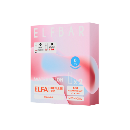 ELFA PODS - Watermelon (Nikotinfrei)