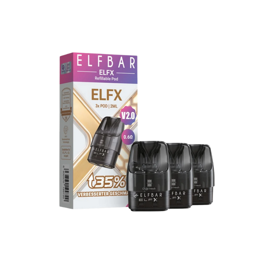 Elfbar - ELFX Mini 2.0 Refillable Pod - 0.6 Ohm