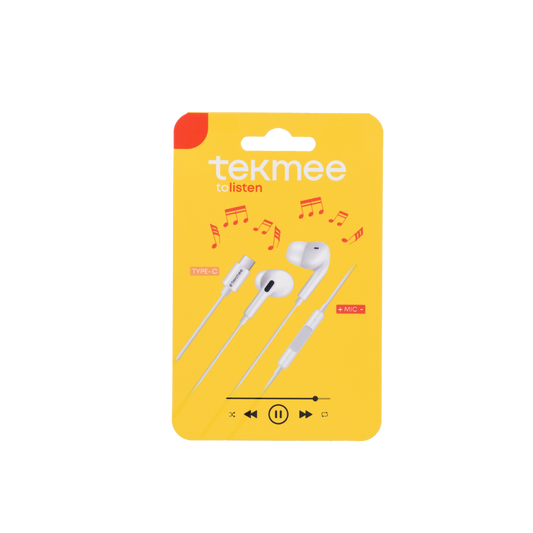 TEKMEE - Kopfhörer mit Schnurr und Mikrofon