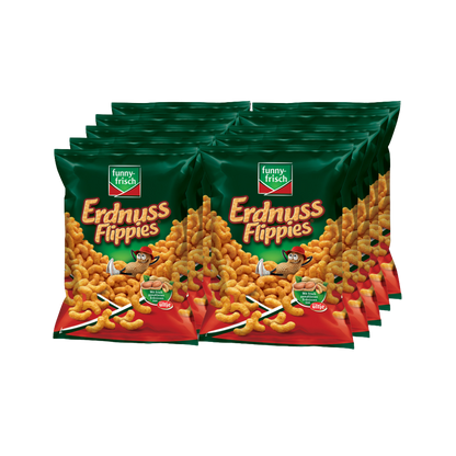 Funny-Frisch - Erdnuss Flippies - 10x175g - MHD: 20.10.25