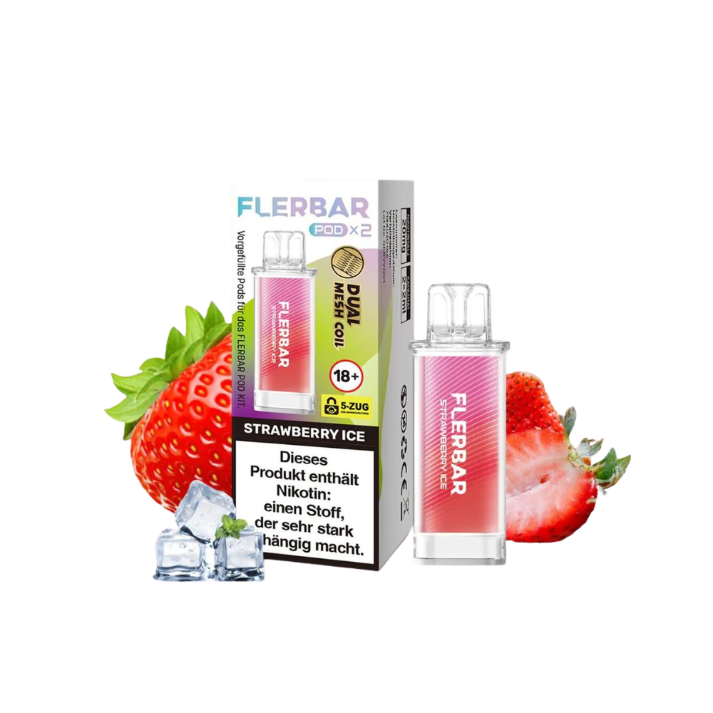 FLERBAR PODS - Strawberry Ice