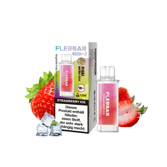 FLERBAR PODS - Strawberry Ice