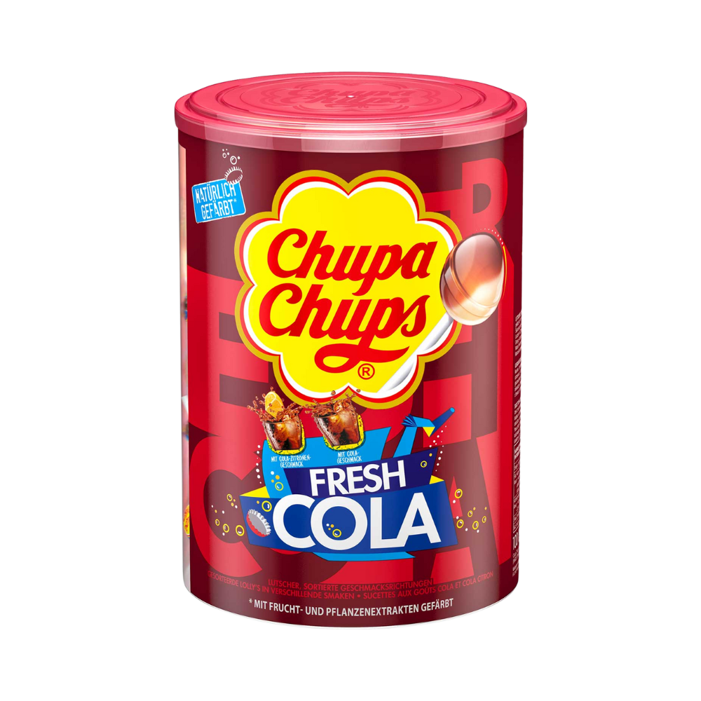 CHUPA CHUPS - Fresh Cola 100x12g - MHD: 06.2028