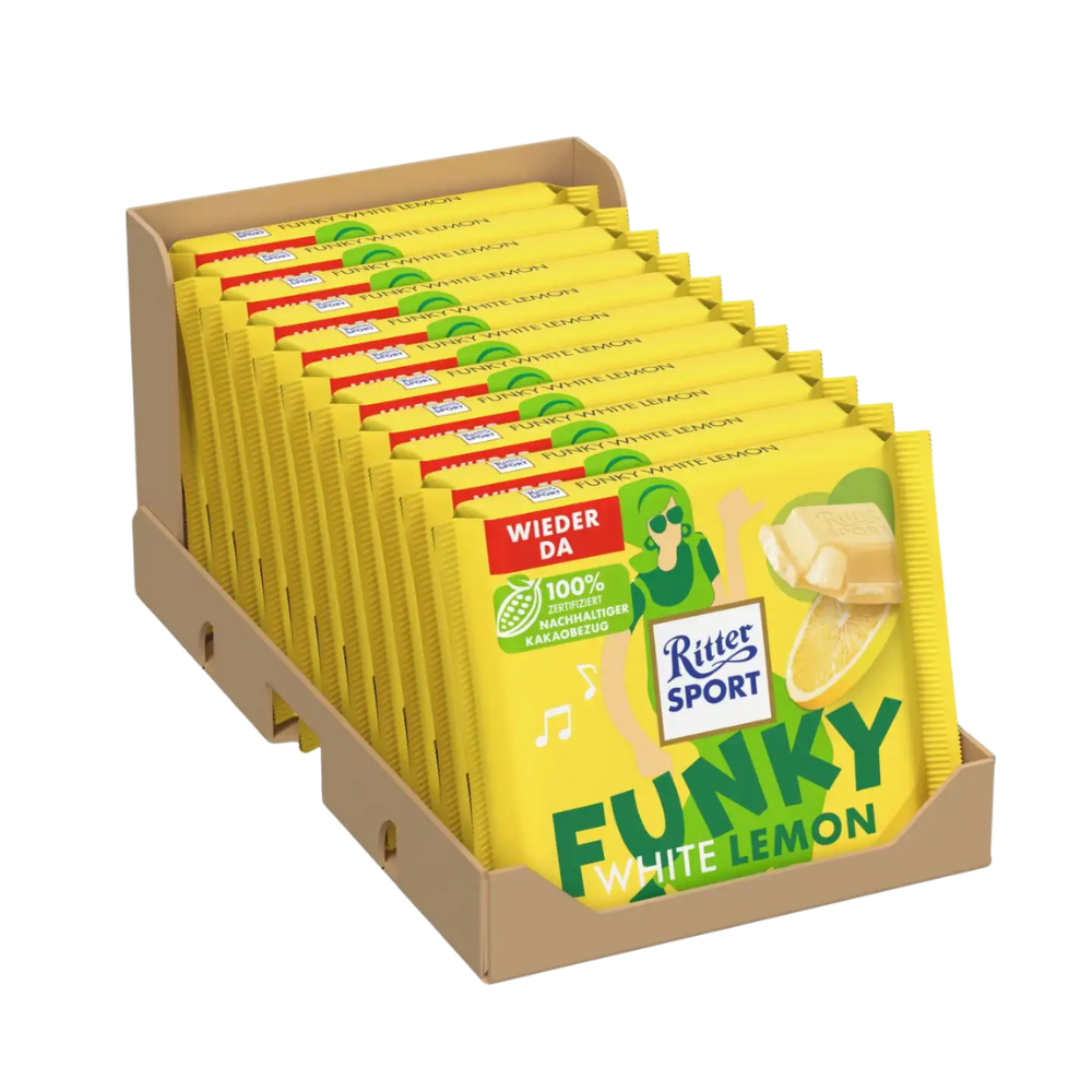 RITTER SPORT - Funky White Lemon - MHD: 31.01.2026