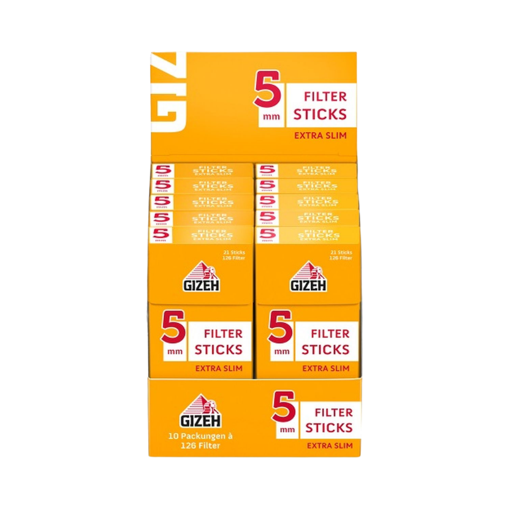 GIZEH - Filter Sticks Extra Slim 5mm