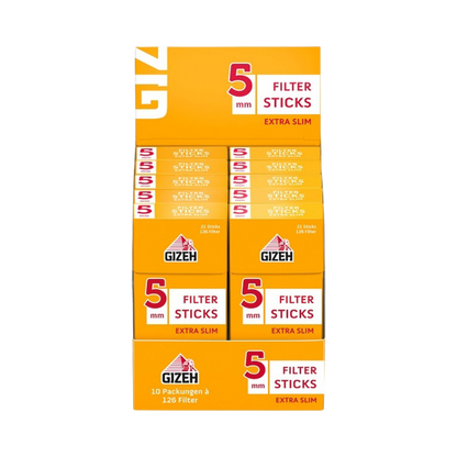 GIZEH - Filter Sticks Extra Slim 5mm