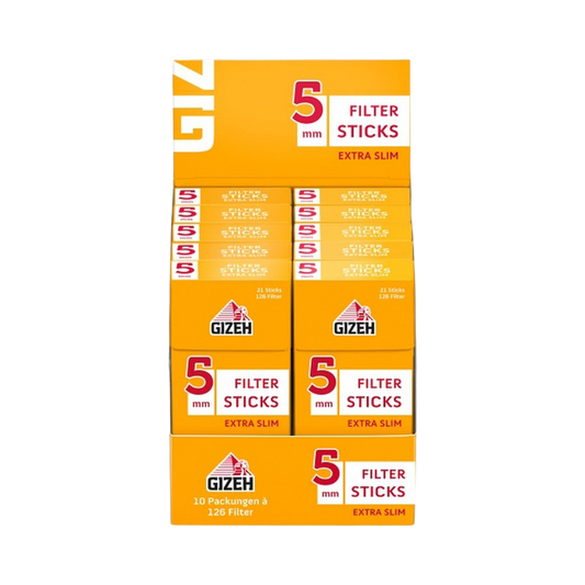 GIZEH - Filter Sticks Extra Slim 5mm