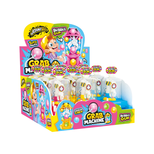 JOHNY BEE - Grab Machine Bubble Gum 9x15g - MHD: 15.03.2028