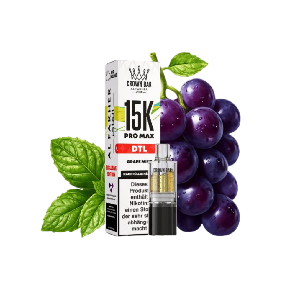 AL FAKHER - 15K Pro Max Pod - Grape Mint