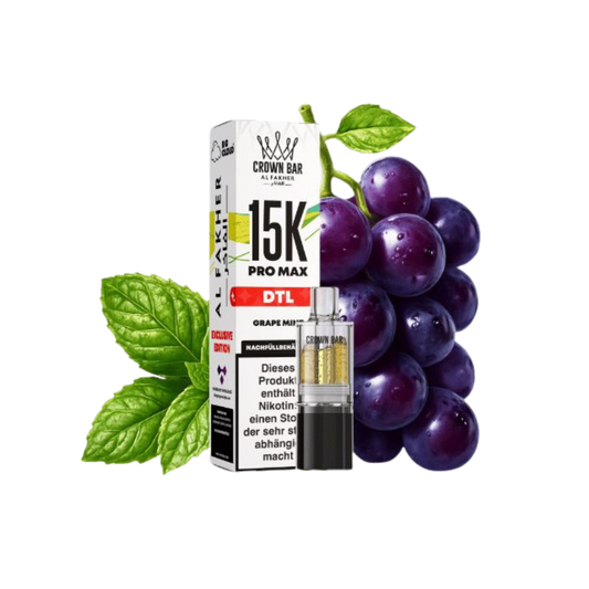 AL FAKHER - 15K Pro Max Pod - Grape Mint