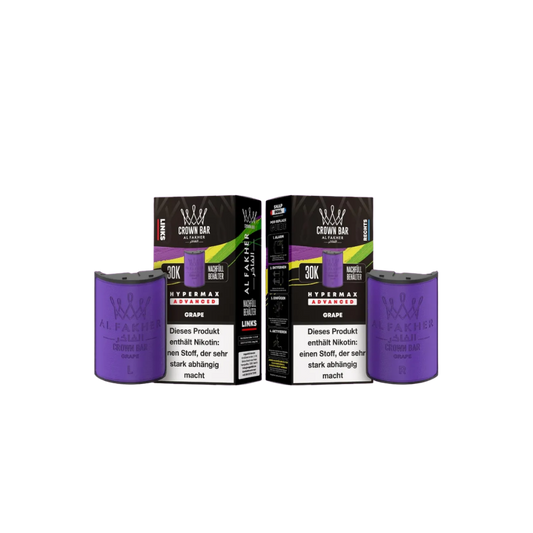 AL FAKHER - 30K Hypermax Grape Pods