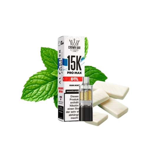 AL FAKHER - 15K Pro Max Pod - Gum Mint