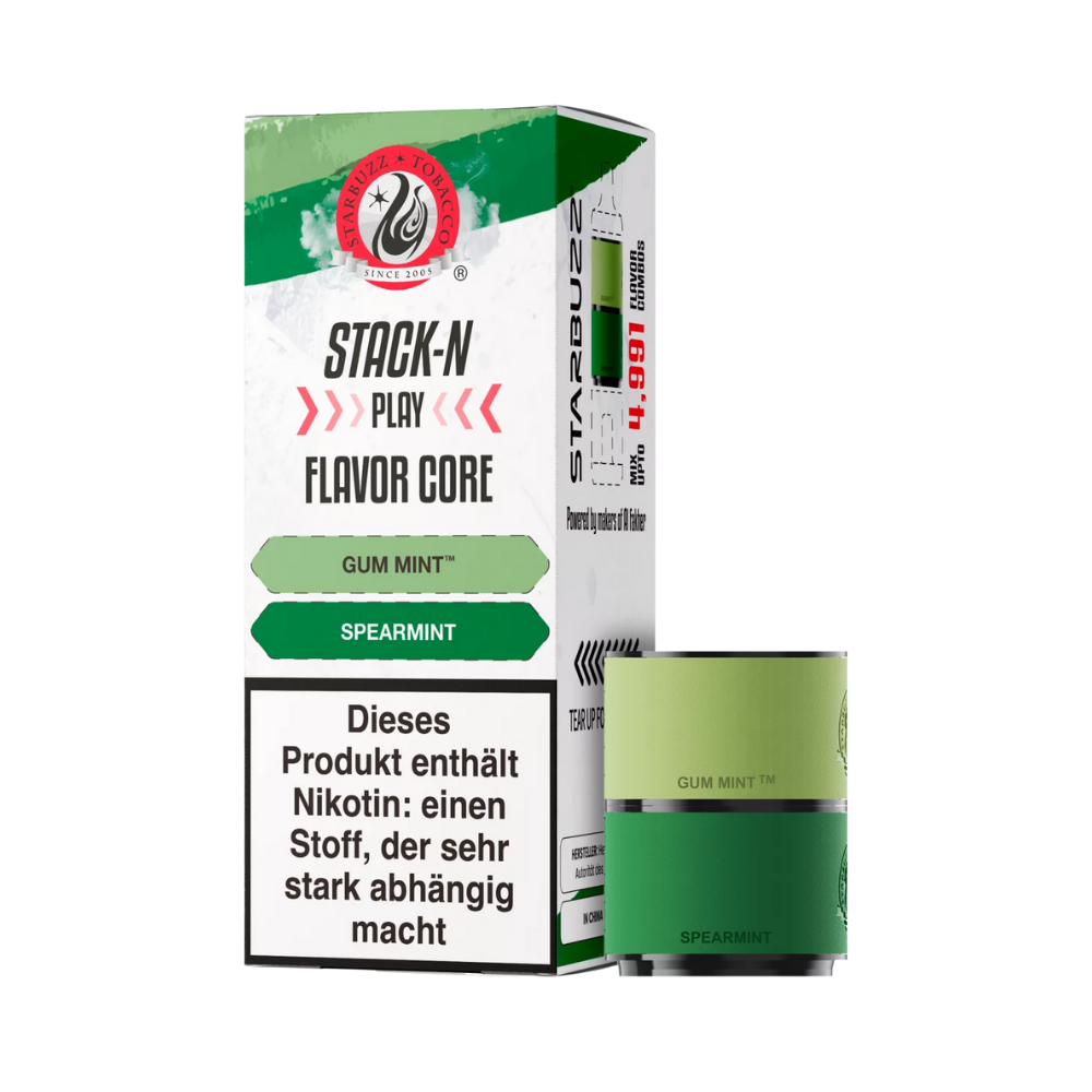 Starbuzz Stack-N-Play Pods - Gum Mint + Spearmint