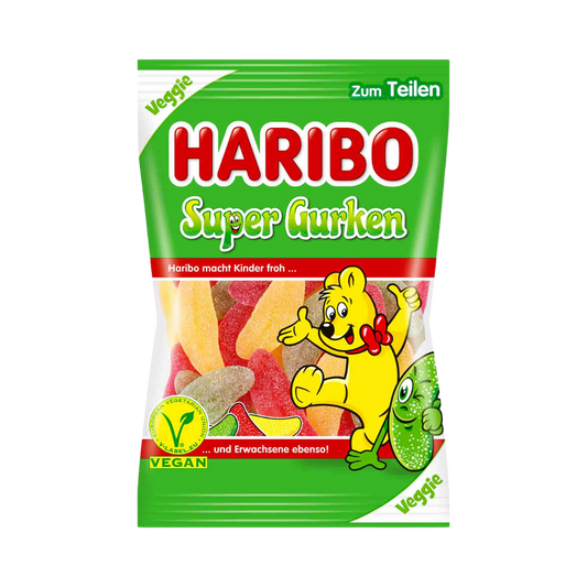 HARIBO - Super Gurken 175g (5 Stk.) - MHD: 05.2026