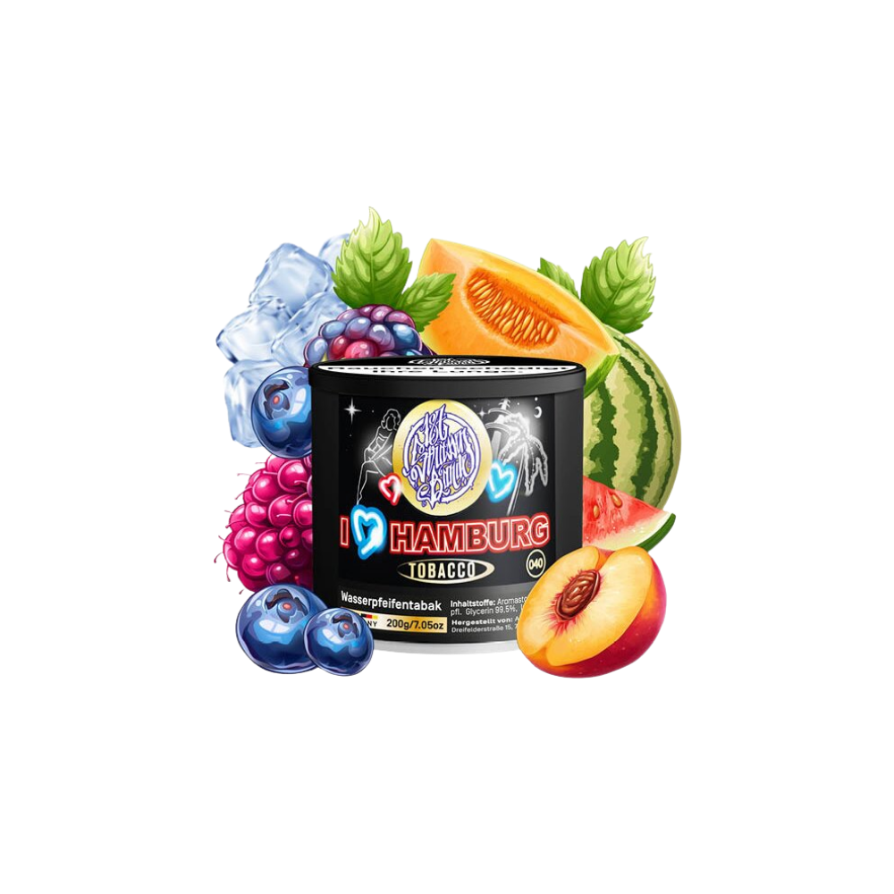 187 - I love Hamburg Shisha Tabak 200g