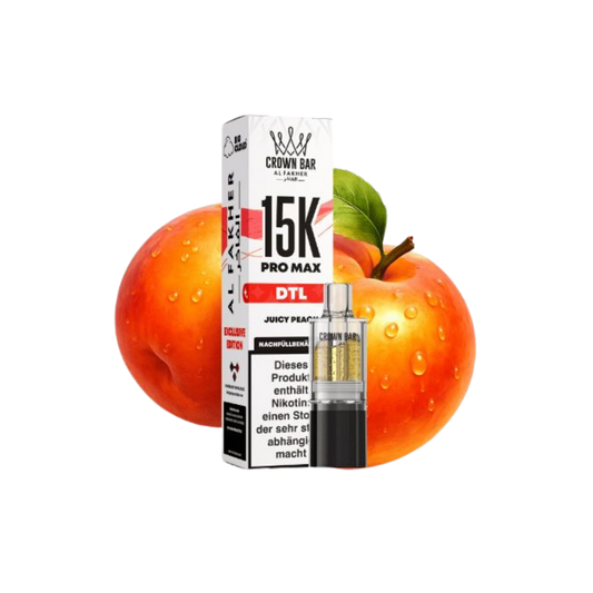 AL FAKHER - 15K Pro Max Pod - Peach Ice