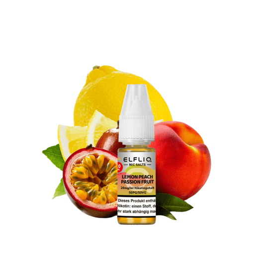 ELFBAR ELFLIQ - Lemon Peach Passion Fruit - (10ml / 20mg)