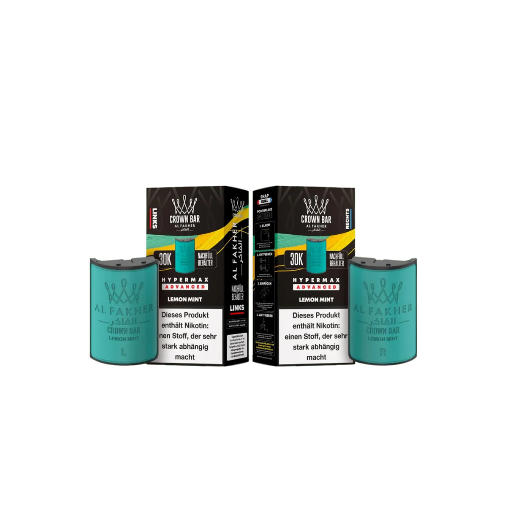 AL FAKHER - 30K Hypermax Lemon Mint Pods