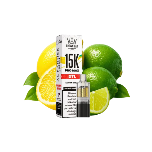 AL FAKHER - 15K Pro Max Pod - Lemon & Lime