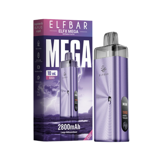 Elfbar - ELFX MEGA Pod Kit - Purple