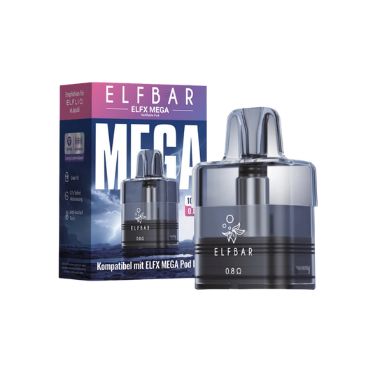 Elfbar - ELFX MEGA - Refillable Pod - 0,8 Ohm 10ml
