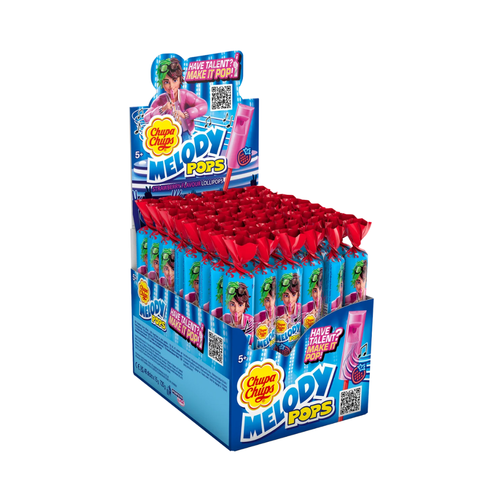CHUPA CHUPS - Melody Pops 48x15g - MHD: 04.2027