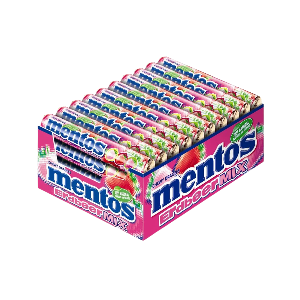 MENTOS - Strawberry Mix - MHD: 30.05.2027