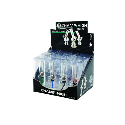CHAMP HIGH BONG - Mini Glass Bong