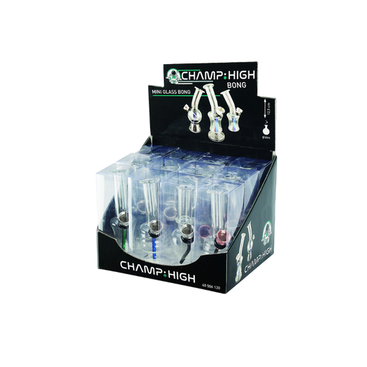 CHAMP HIGH BONG - Mini Glass Bong