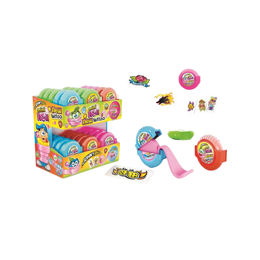 JOHNY BEE - Gum Roll with Tattoo 30x18g - MHD: 15.11.2026