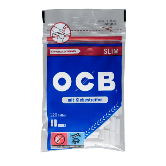 OCB Filter Slim 6mm mit Klebestreifen