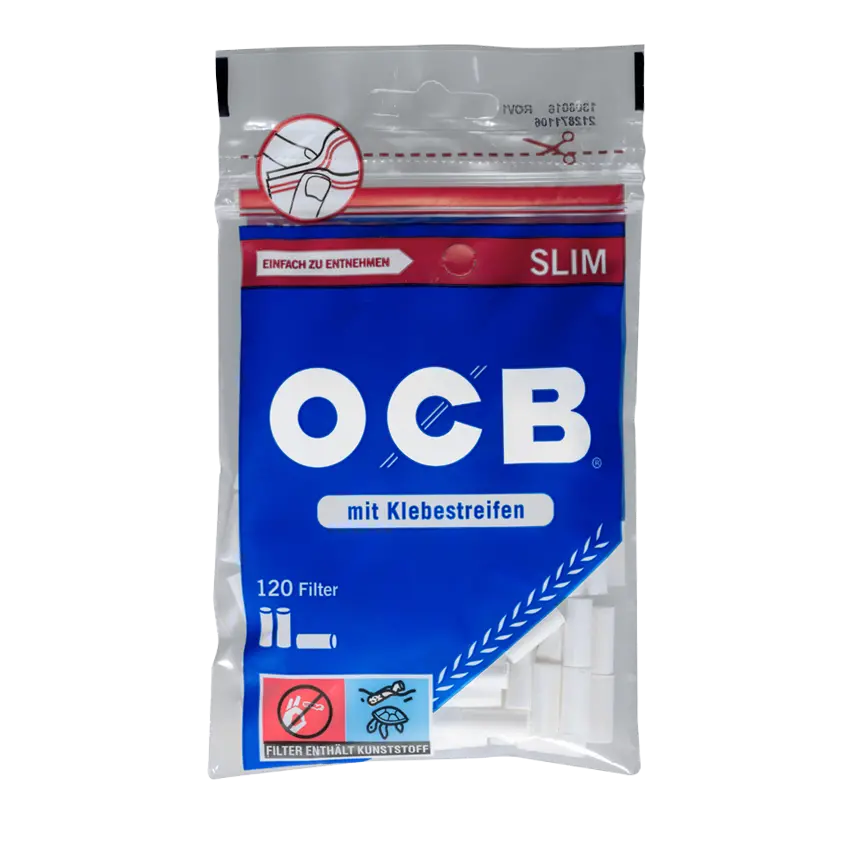 OCB Filter Slim 6mm mit Klebestreifen