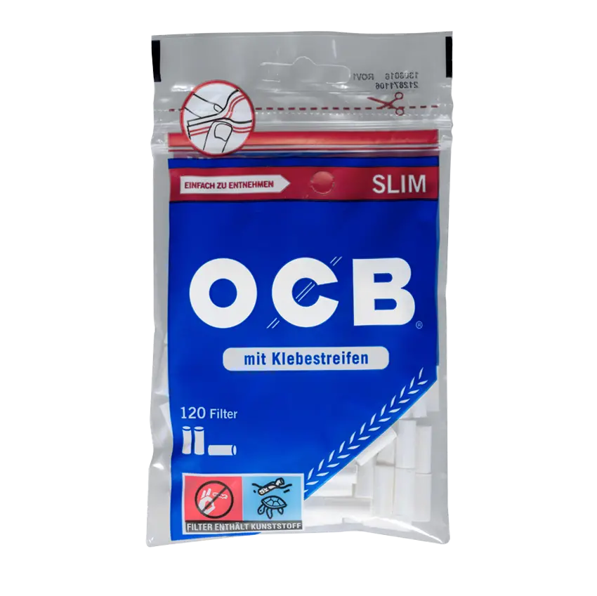 OCB FILTER - Slim 6mm mit Klebestreifen