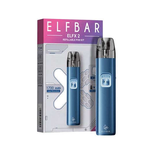 Elfbar ELFX 2 Refillable Pod Kit - Ocean Blue