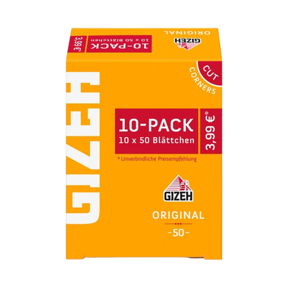 GIZEH - Original 50 Blatt 10x10er