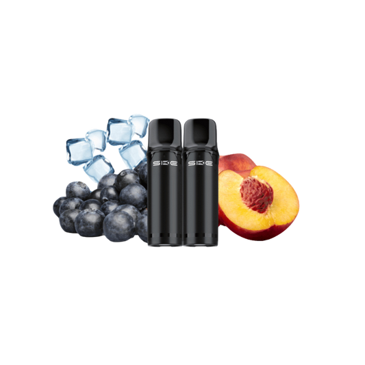 SKE Crystal Pro 800 - Peach Blueberry Ice - 2er pack