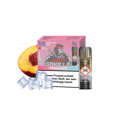 RANdM TORNADO Pods - Peach Ice