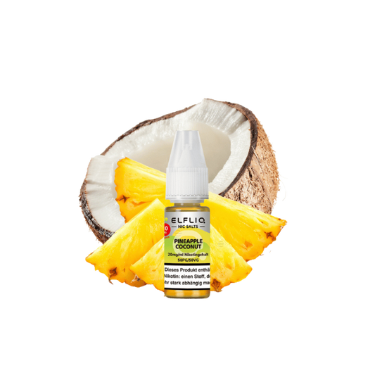 ELFBAR ELFLIQ - Pineapple Coconut - (10ml / 20mg)