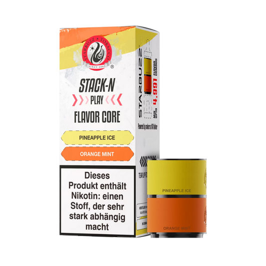 Starbuzz Stack-N-Play Pods - Pineapple Ice + Orange Mint