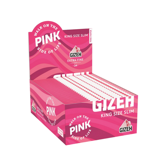 GIZEH BLACK - King Size Slim All Pink (50er)