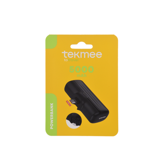 TEKMEE - Power Bank einsteckbar 5000 mAh USB-C - 12er