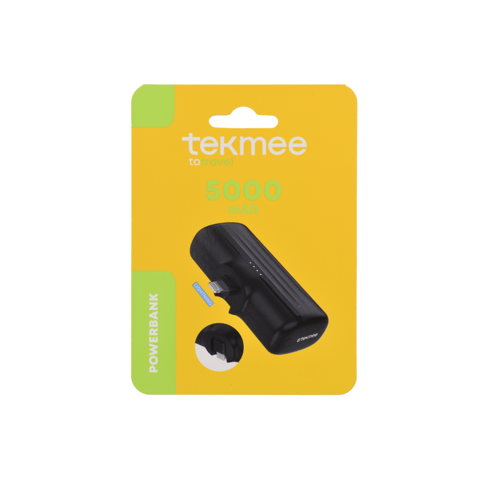 TEKMEE - Power Bank einsteckbar 5000 mAh USB-A - 12er