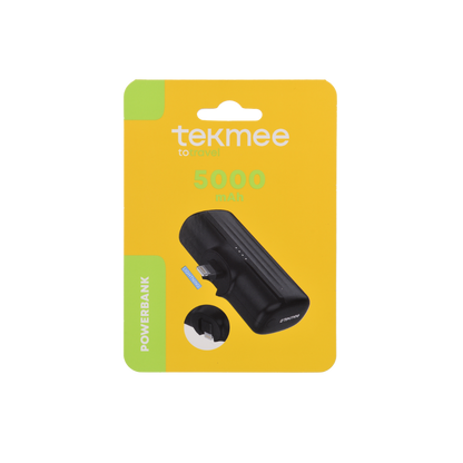 TEKMEE - Power Bank einsteckbar 5000 mAh USB-A - 12er
